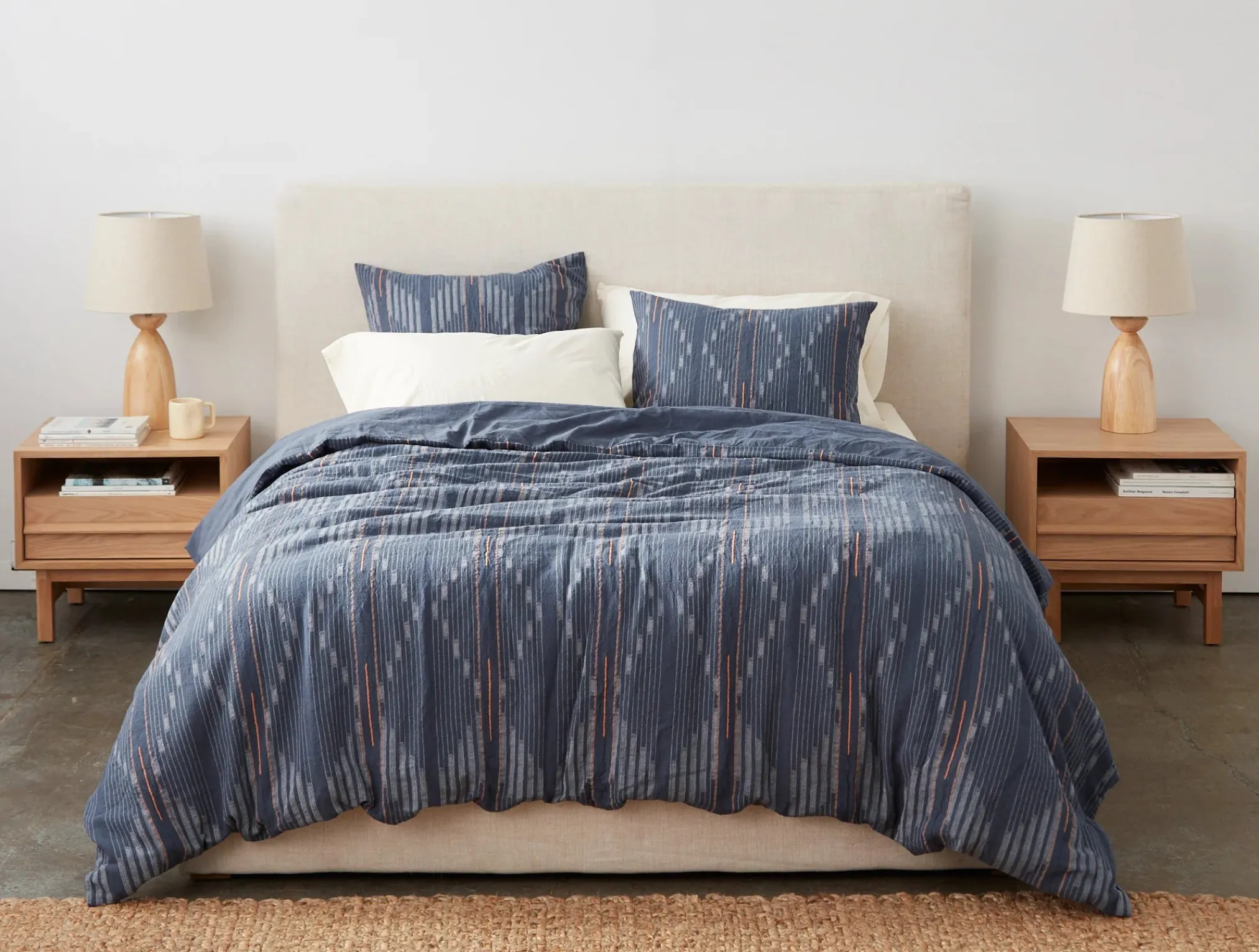 Coyuchi Morelia Organic Duvet Set< Duvet Covers + Sets