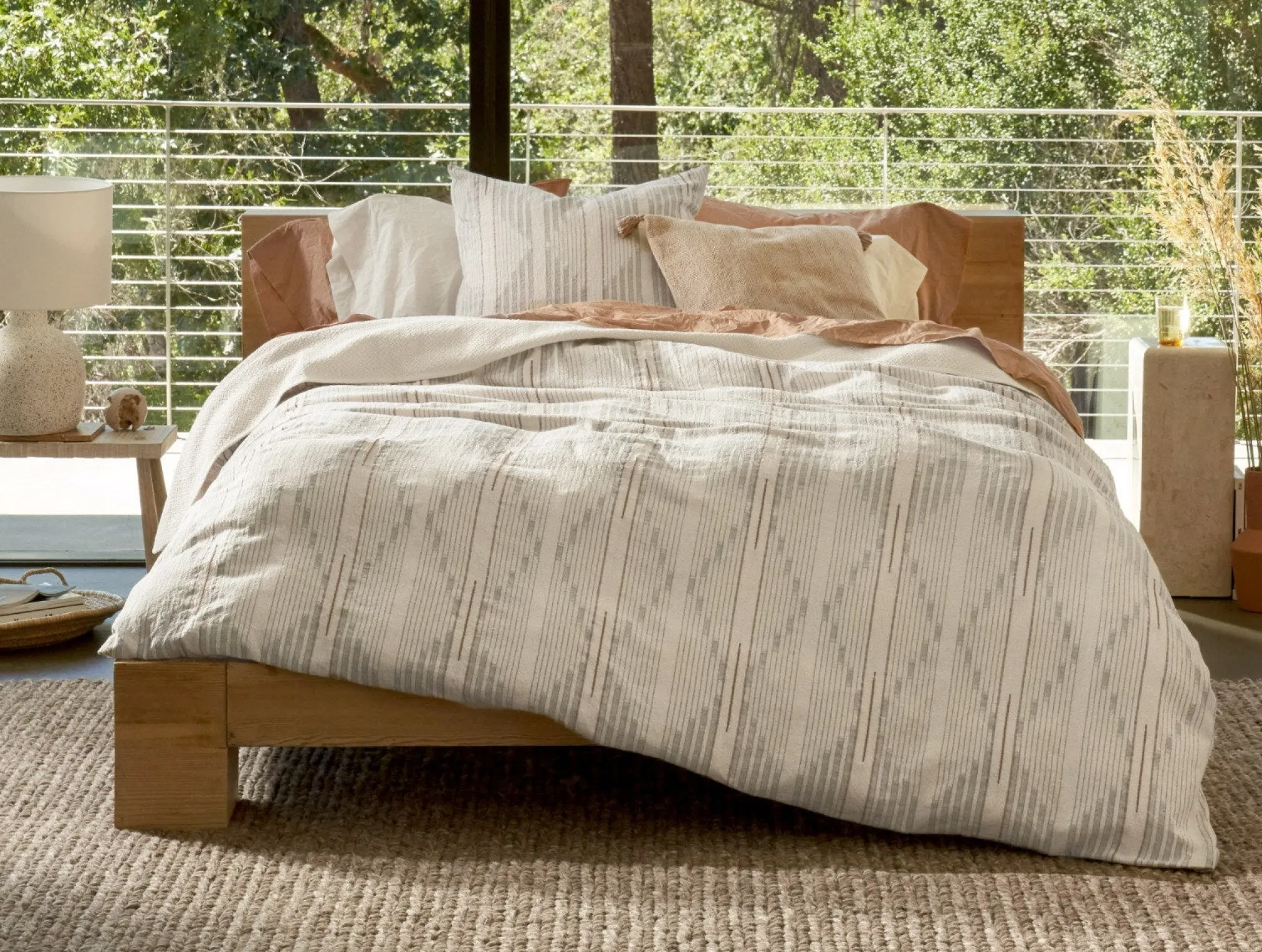 Coyuchi Morelia Organic Duvet Set< Duvet Covers + Sets