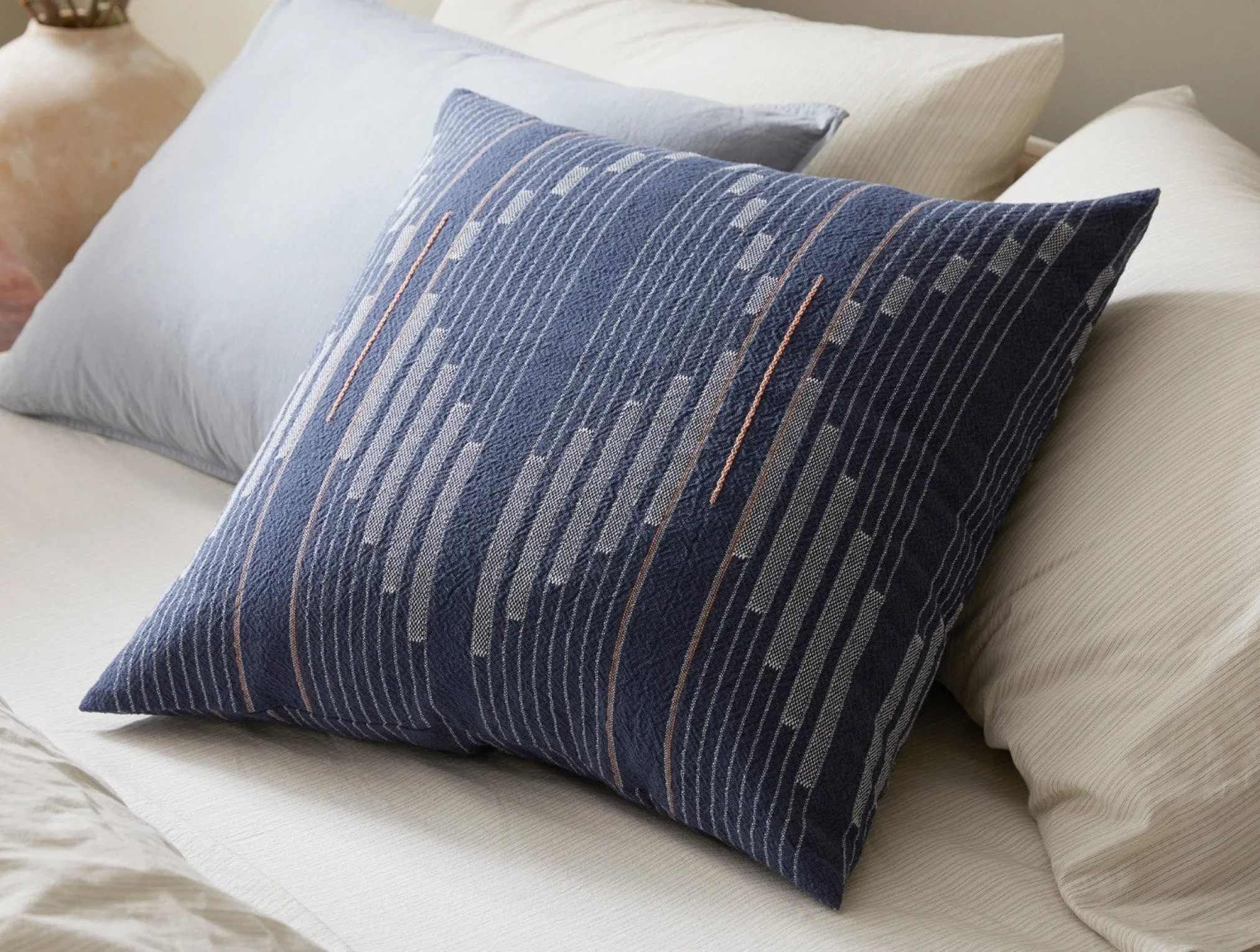 Coyuchi Morelia Organic Pillow Cover< Decorative Pillows