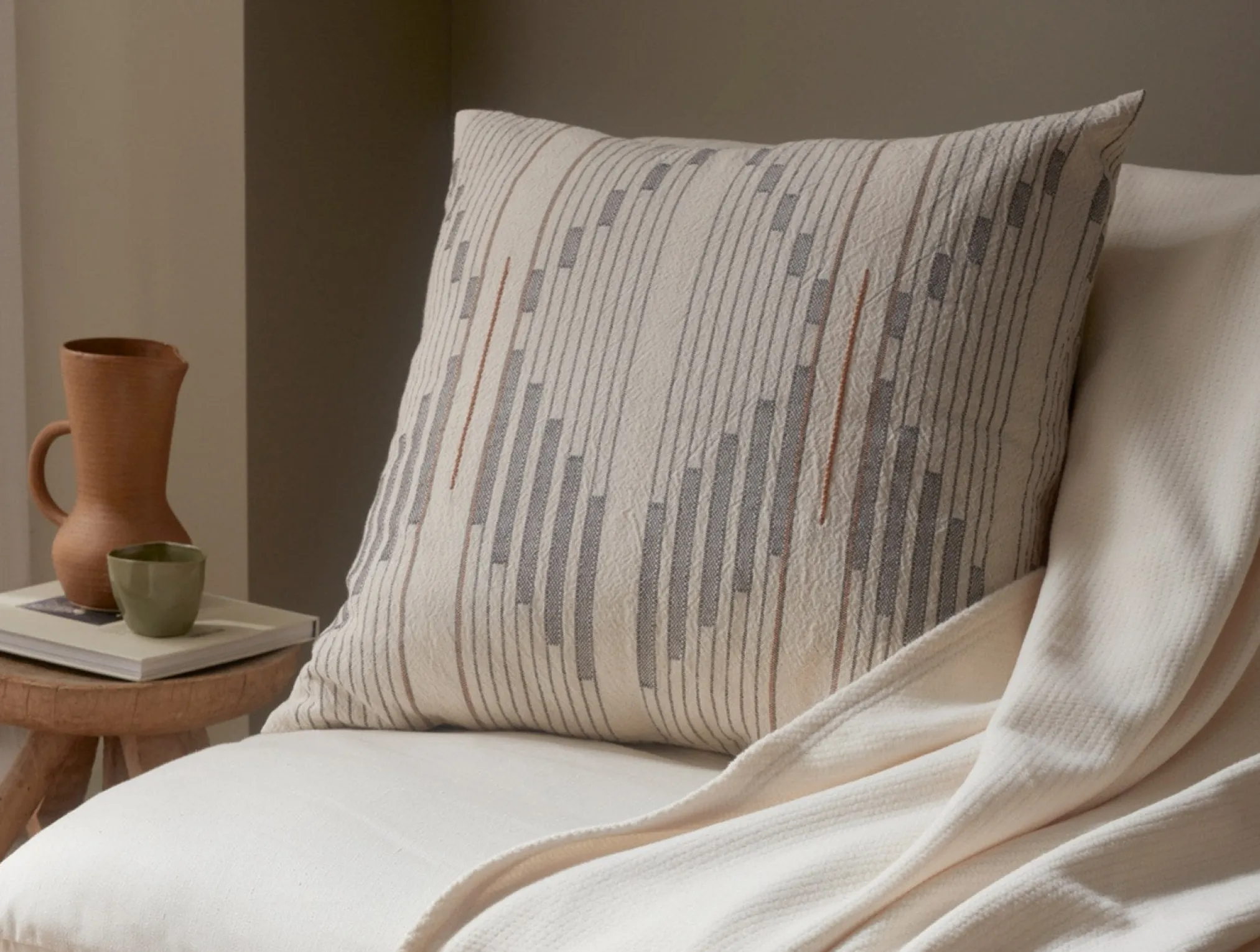 Coyuchi Morelia Organic Pillow Cover< Decorative Pillows