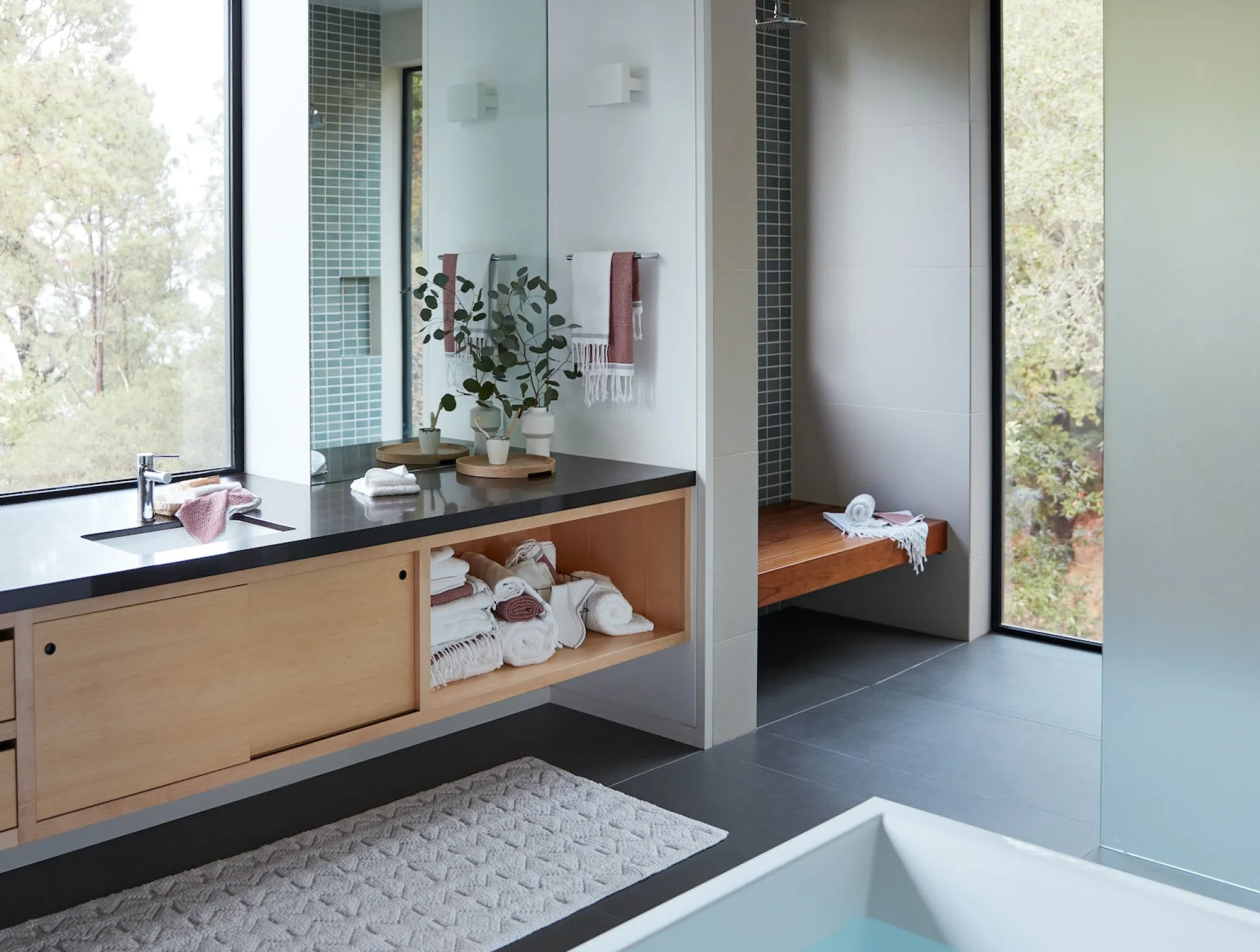 Coyuchi Mosaic Canyon Organic Bath Rug< Bath Rugs