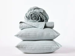 Coyuchi Organic Crinkled Percale™ Sheet Set< Sheet Sets|Sheet Sets