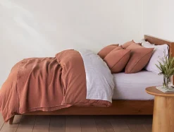 Coyuchi Organic Crinkled Percale™ Sheet Set< Percale|Sheet Sets