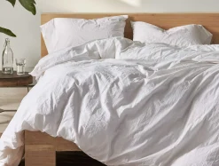 Coyuchi Organic Crinkled Percale™ Sheet Set< Percale|Sheet Sets