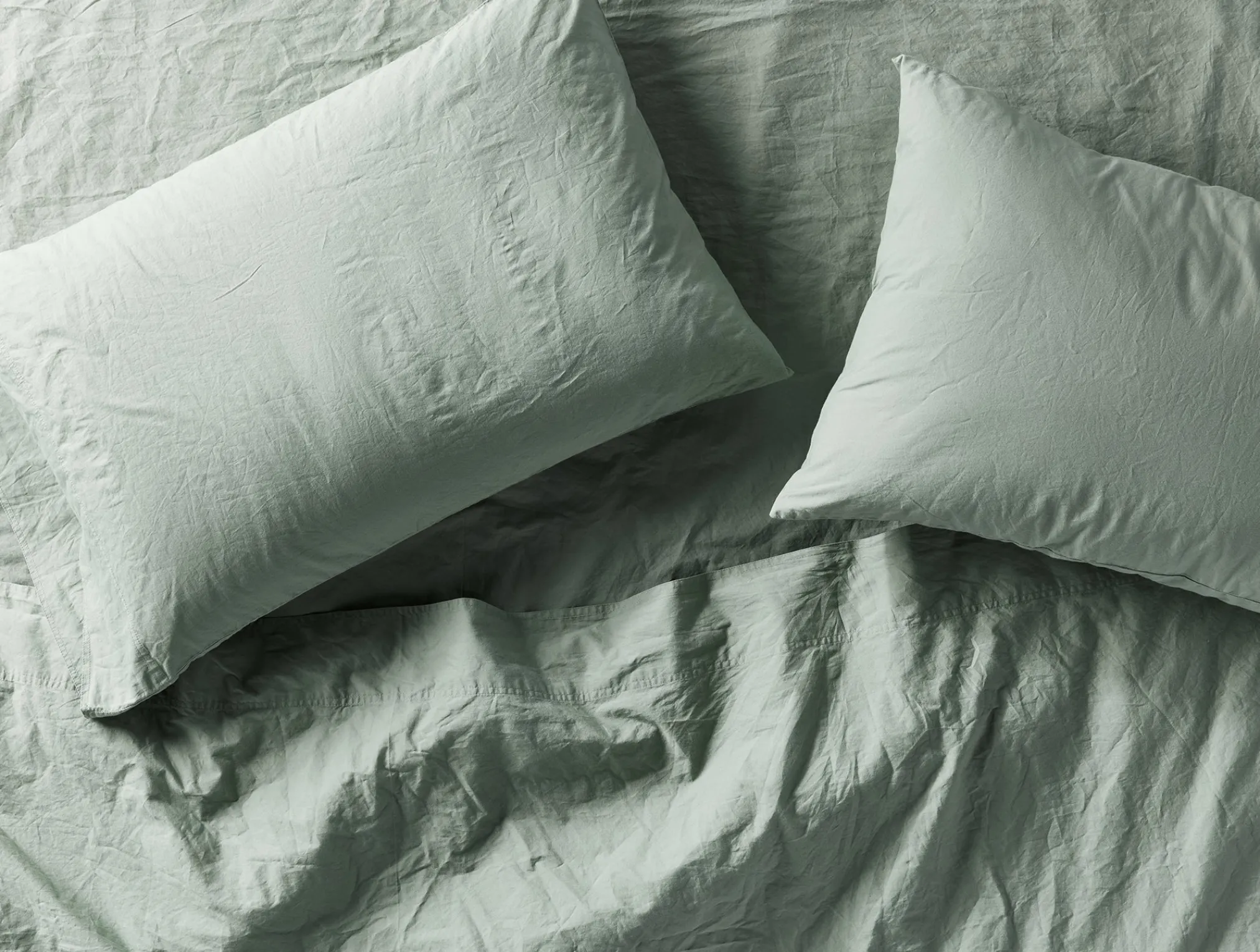 Coyuchi Organic Crinkled Percale™ Sheet Set< Percale|Sheet Sets