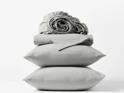 Coyuchi Organic Crinkled Percale™ Sheet Set< Percale|Sheet Sets