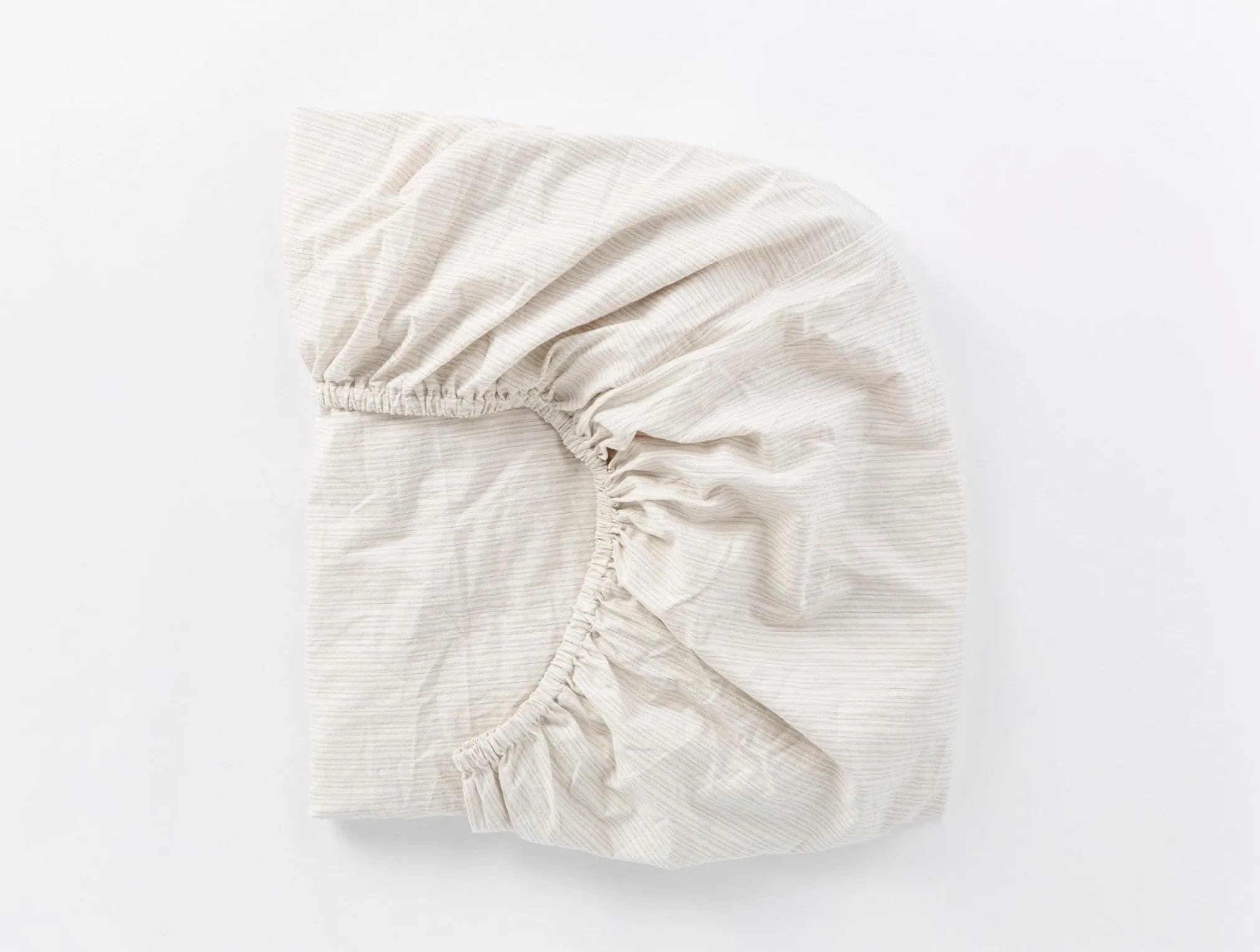 Coyuchi Organic Crinkled Percale™ Fitted Sheet< Fitted Sheets|Fitted Sheets