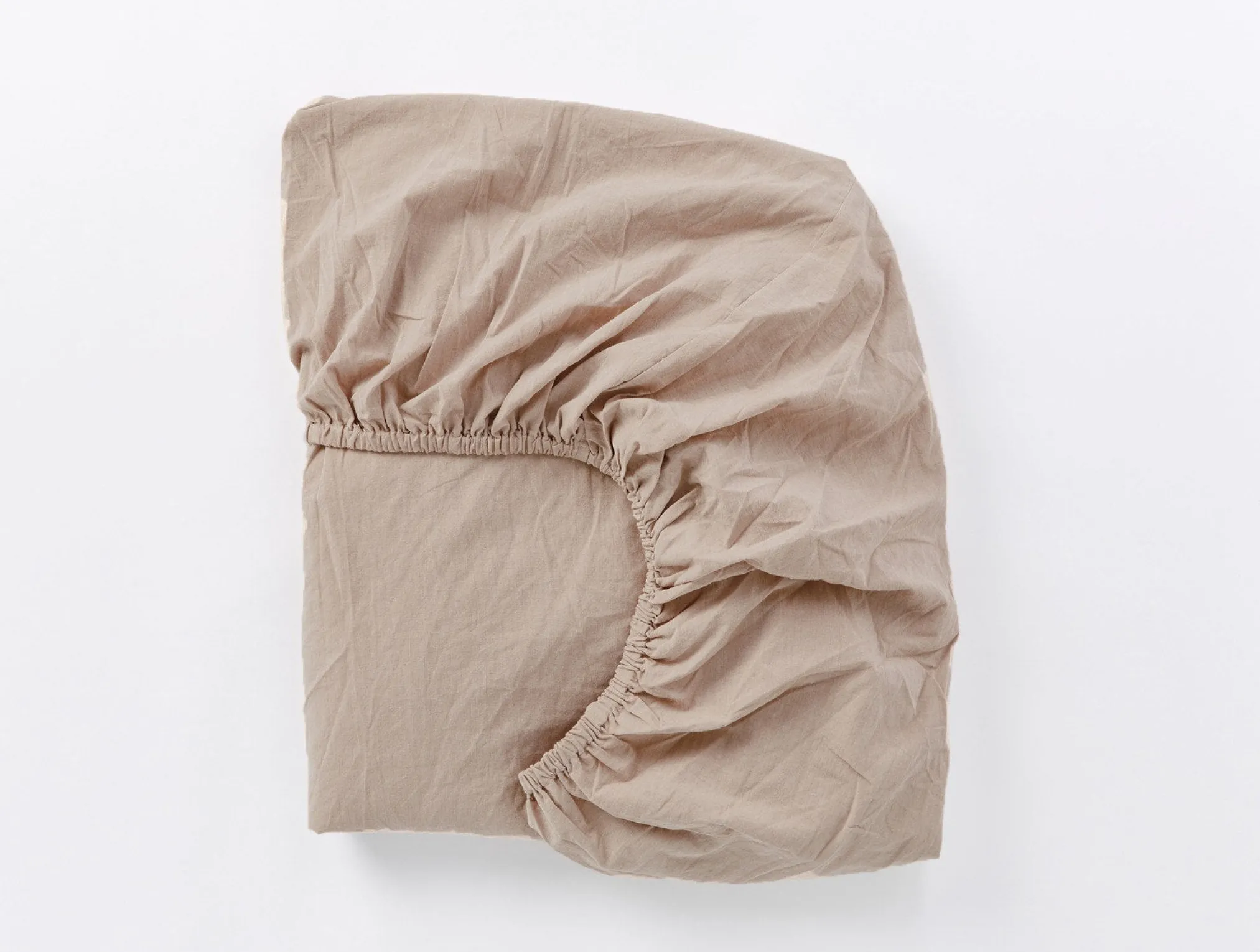 Coyuchi Organic Crinkled Percale™ Fitted Sheet< Fitted Sheets|Fitted Sheets