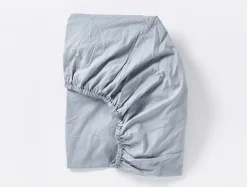 Coyuchi Organic Crinkled Percale™ Fitted Sheet< Fitted Sheets|Fitted Sheets
