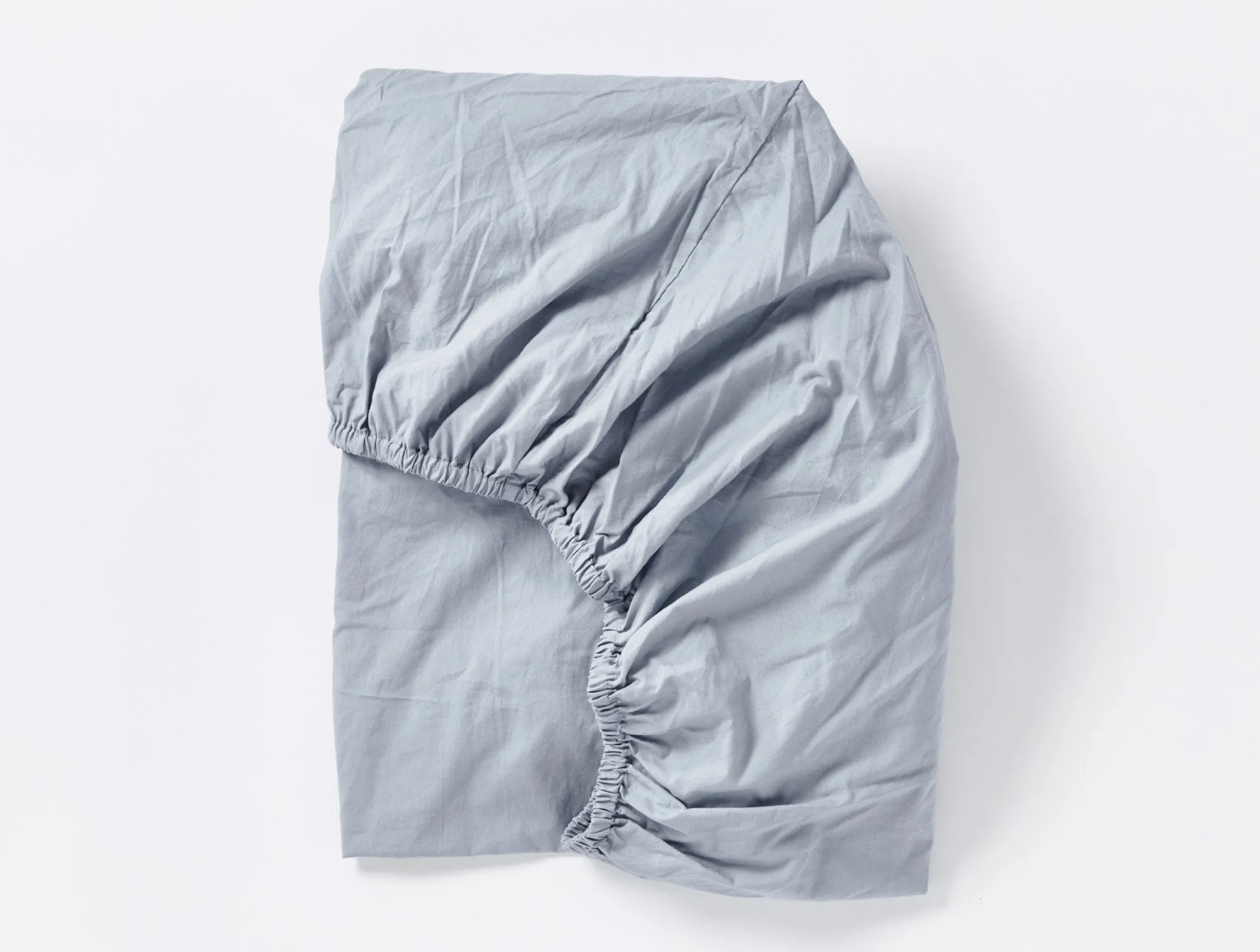 Coyuchi Organic Crinkled Percale™ Fitted Sheet< Fitted Sheets|Fitted Sheets