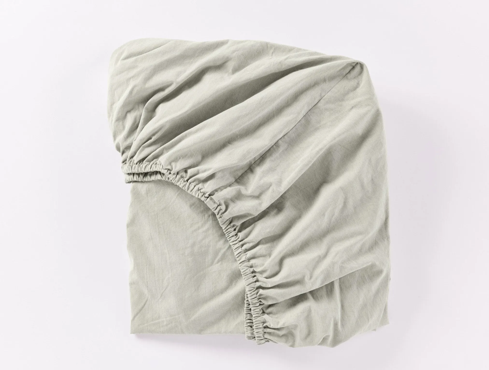 Coyuchi Organic Crinkled Percale™ Fitted Sheet< Fitted Sheets|Fitted Sheets
