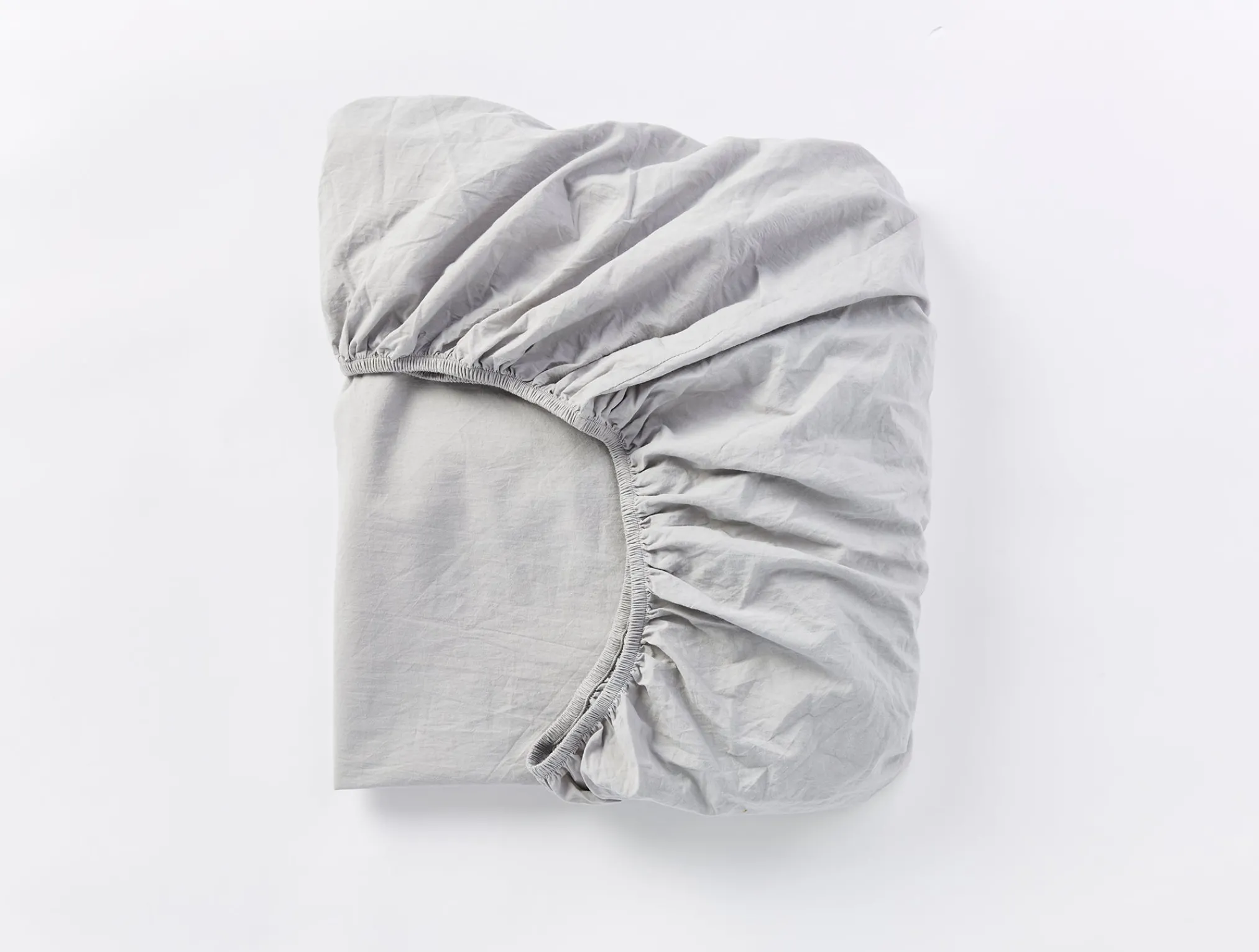 Coyuchi Organic Crinkled Percale™ Fitted Sheet< Fitted Sheets|Fitted Sheets