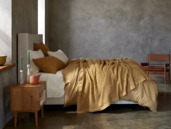Coyuchi Organic Crinkled Percale™️ Duvet Cover< Duvet Covers + Sets