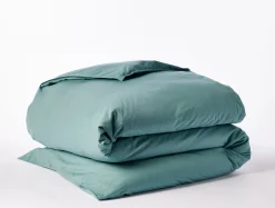 Coyuchi Organic Crinkled Percale™️ Duvet Cover< Duvet Covers + Sets