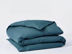 Coyuchi Organic Crinkled Percale™️ Duvet Cover< Duvet Covers + Sets