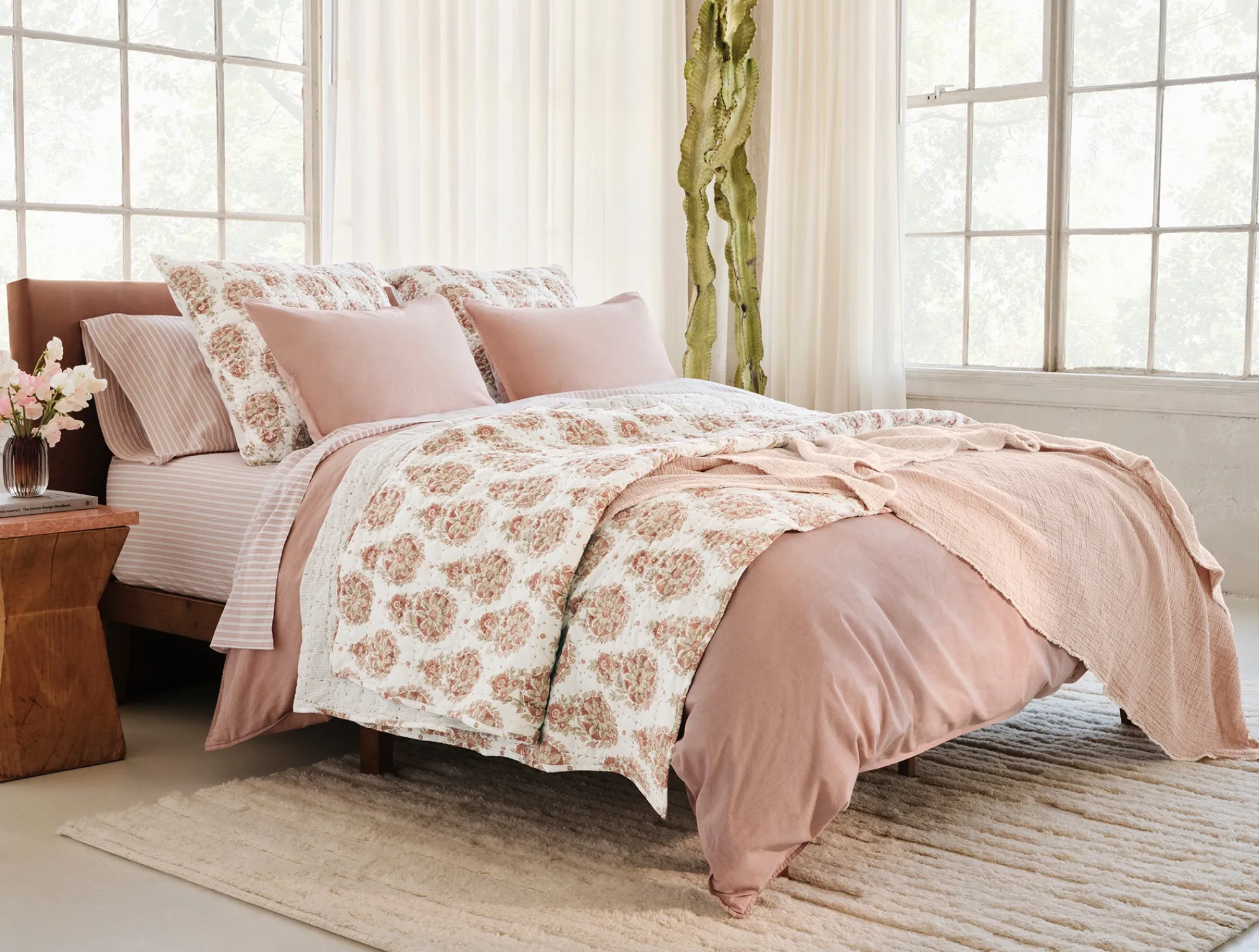 Coyuchi Organic Crinkled Percale™ Duvet Cover< Duvet Covers + Sets