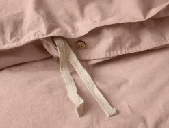 Coyuchi Organic Crinkled Percale™ Duvet Cover< Duvet Covers + Sets