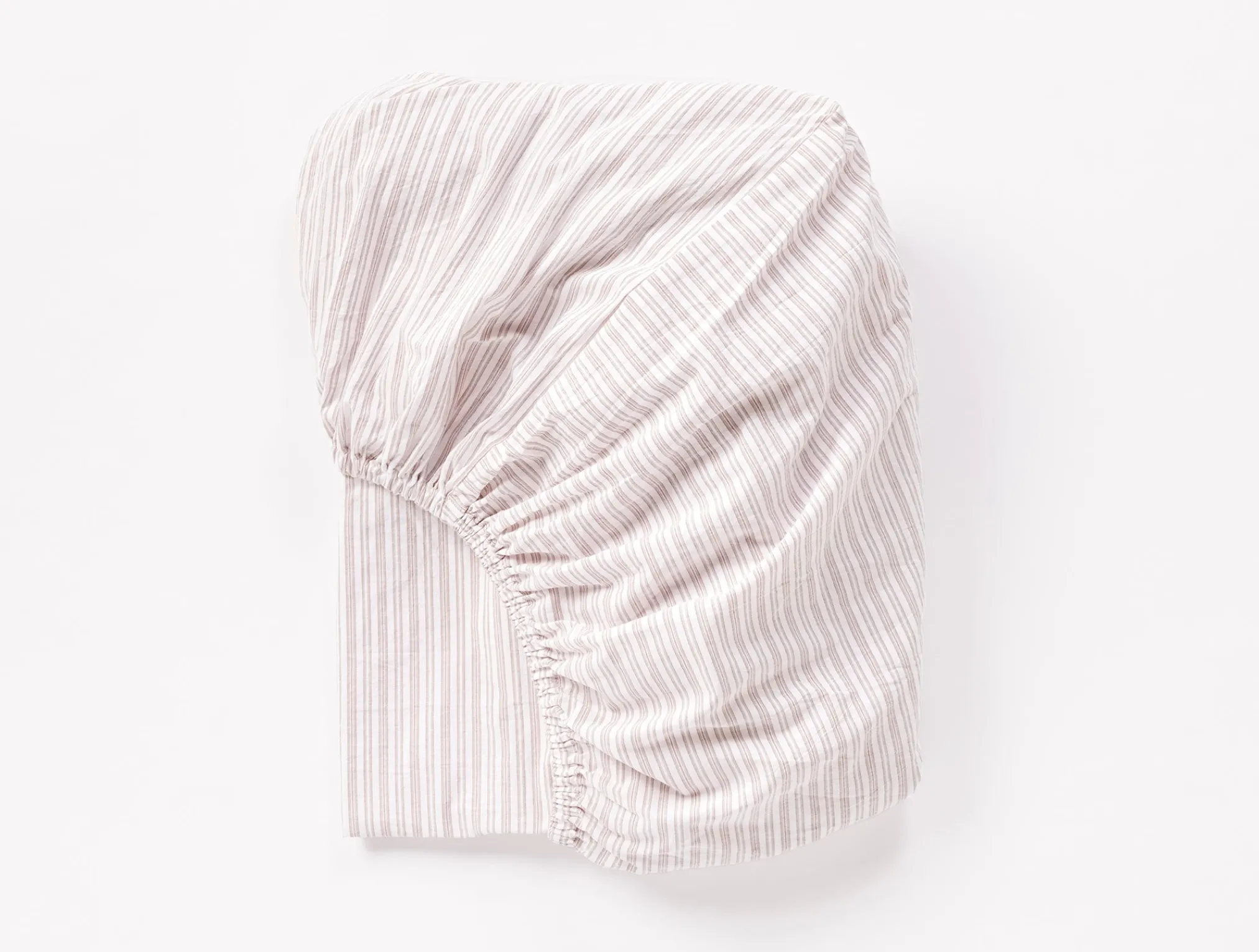 Coyuchi Organic Crinkled Percale™ Fitted Sheet< Fitted Sheets|Fitted Sheets