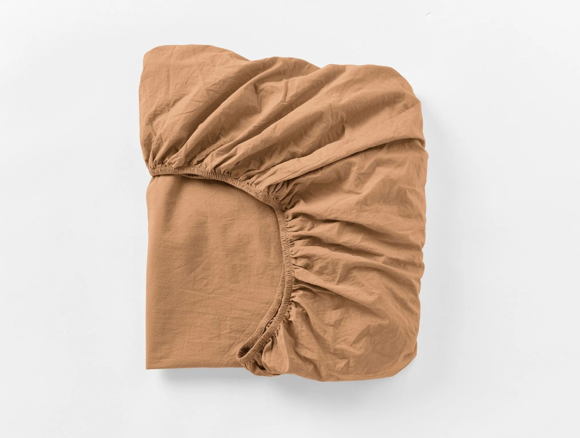 Coyuchi Organic Crinkled Percale™ Fitted Sheet< Fitted Sheets|Fitted Sheets