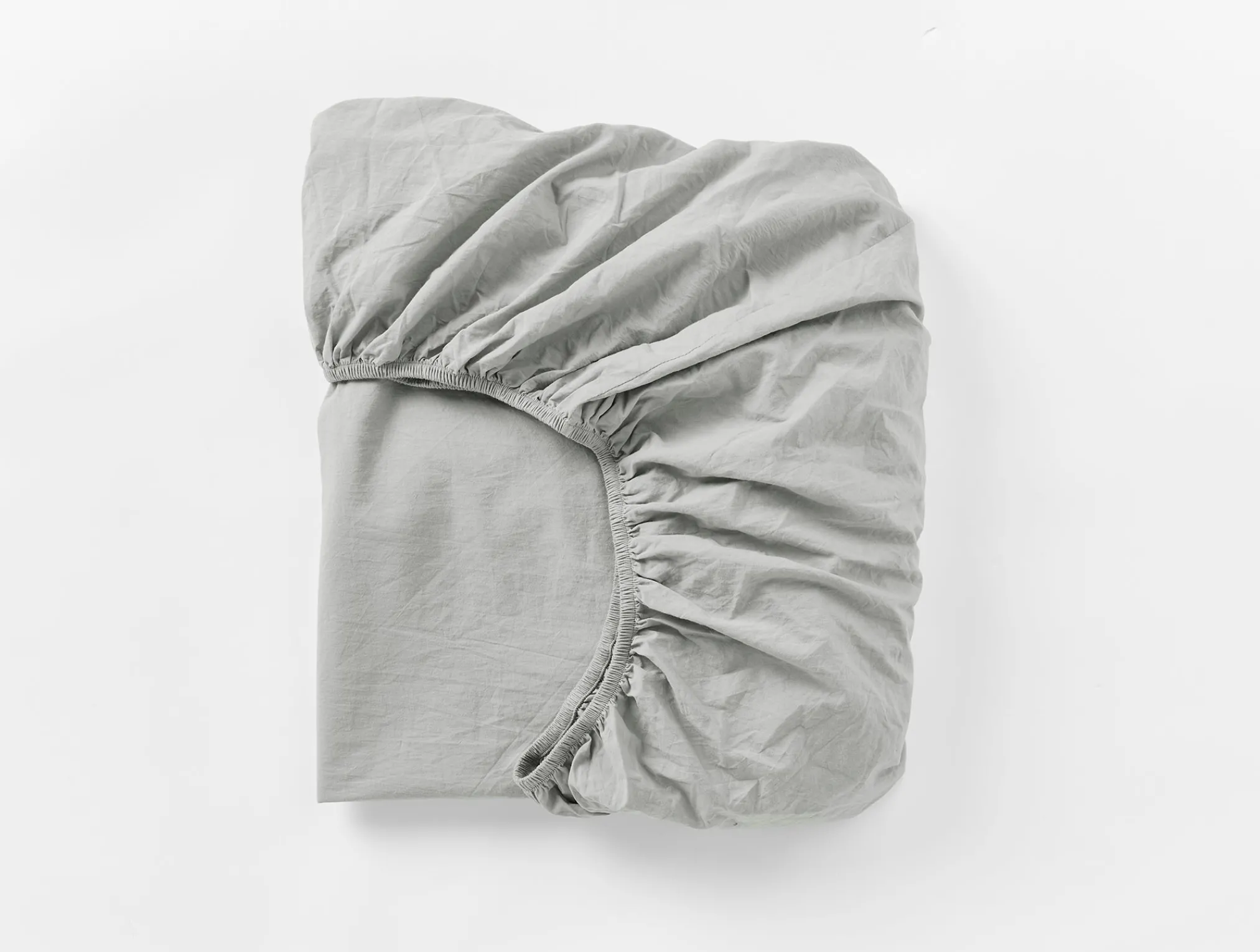 Coyuchi Organic Crinkled Percale™ Fitted Sheet< Fitted Sheets|Fitted Sheets