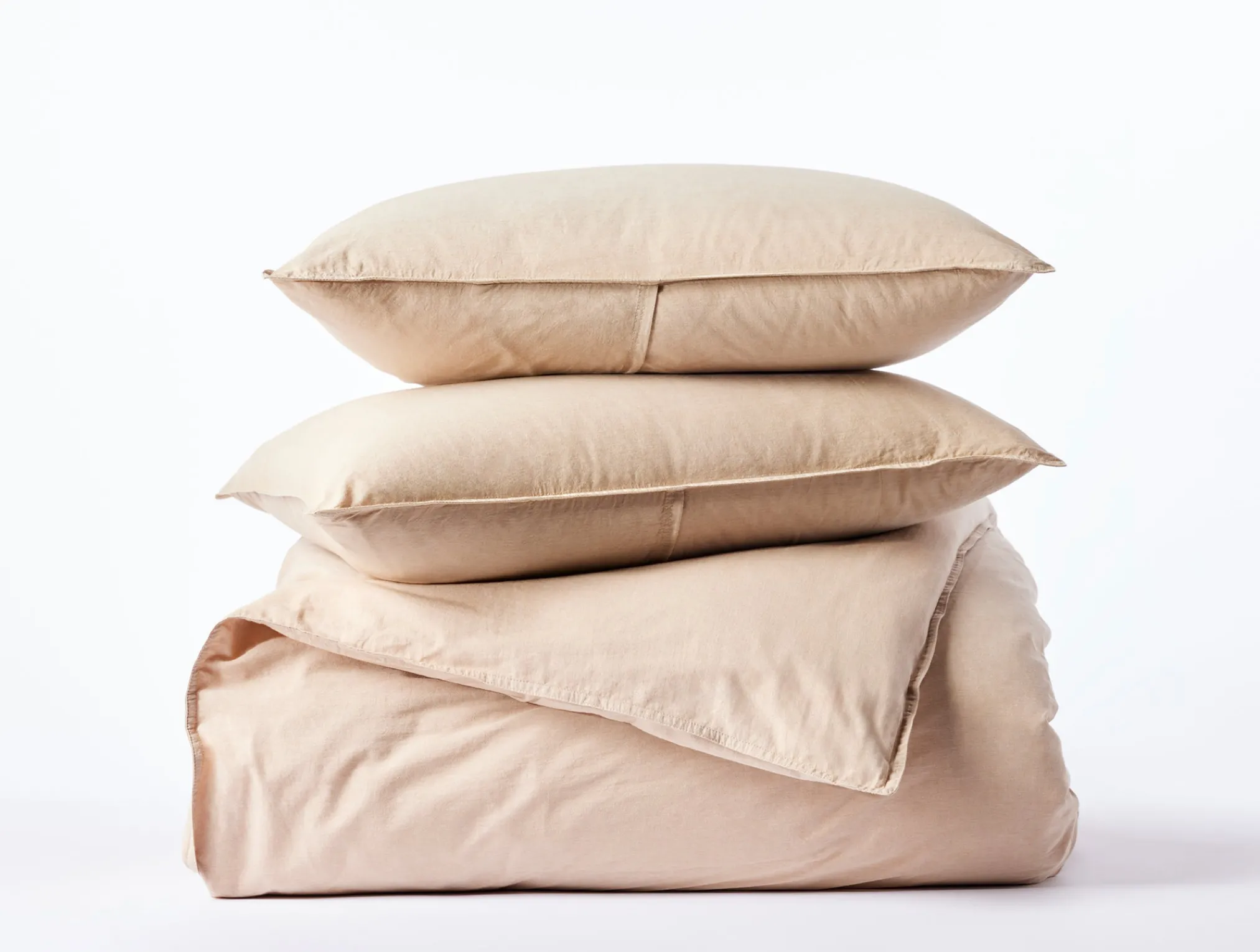 Coyuchi Organic Crinkled Percale™ Duvet Set< Duvet Covers + Sets
