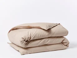 Coyuchi Organic Crinkled Percale™ Duvet Set< Duvet Covers + Sets