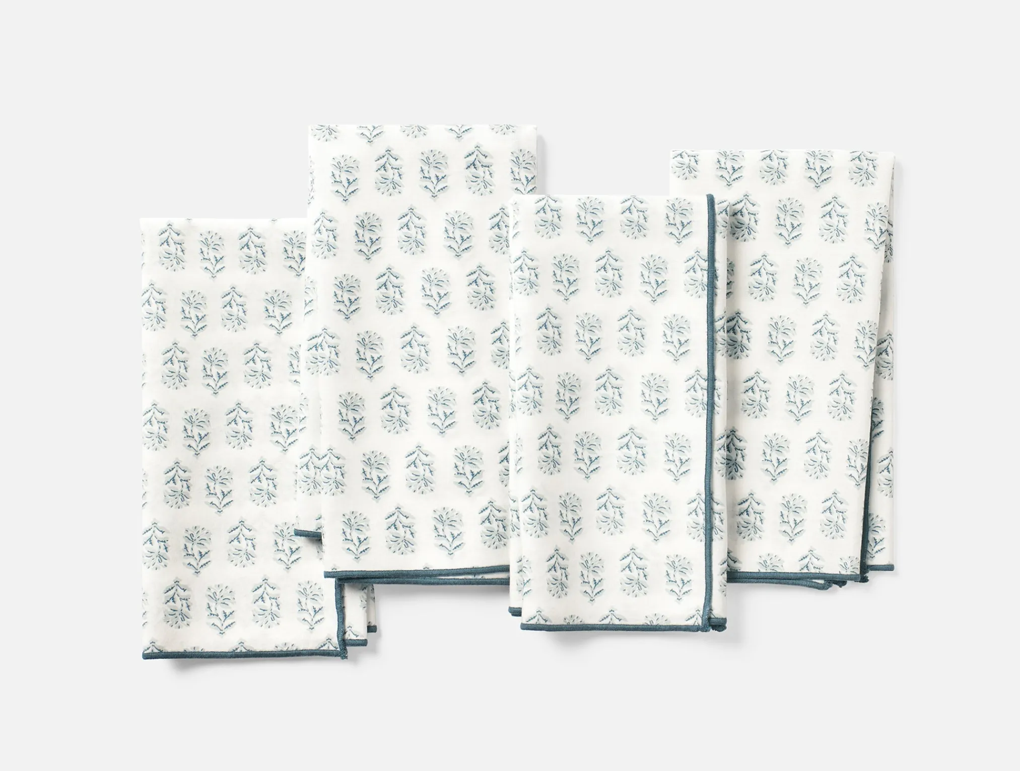 Coyuchi Organic Print Percale Napkins, Set of 4< Dining
