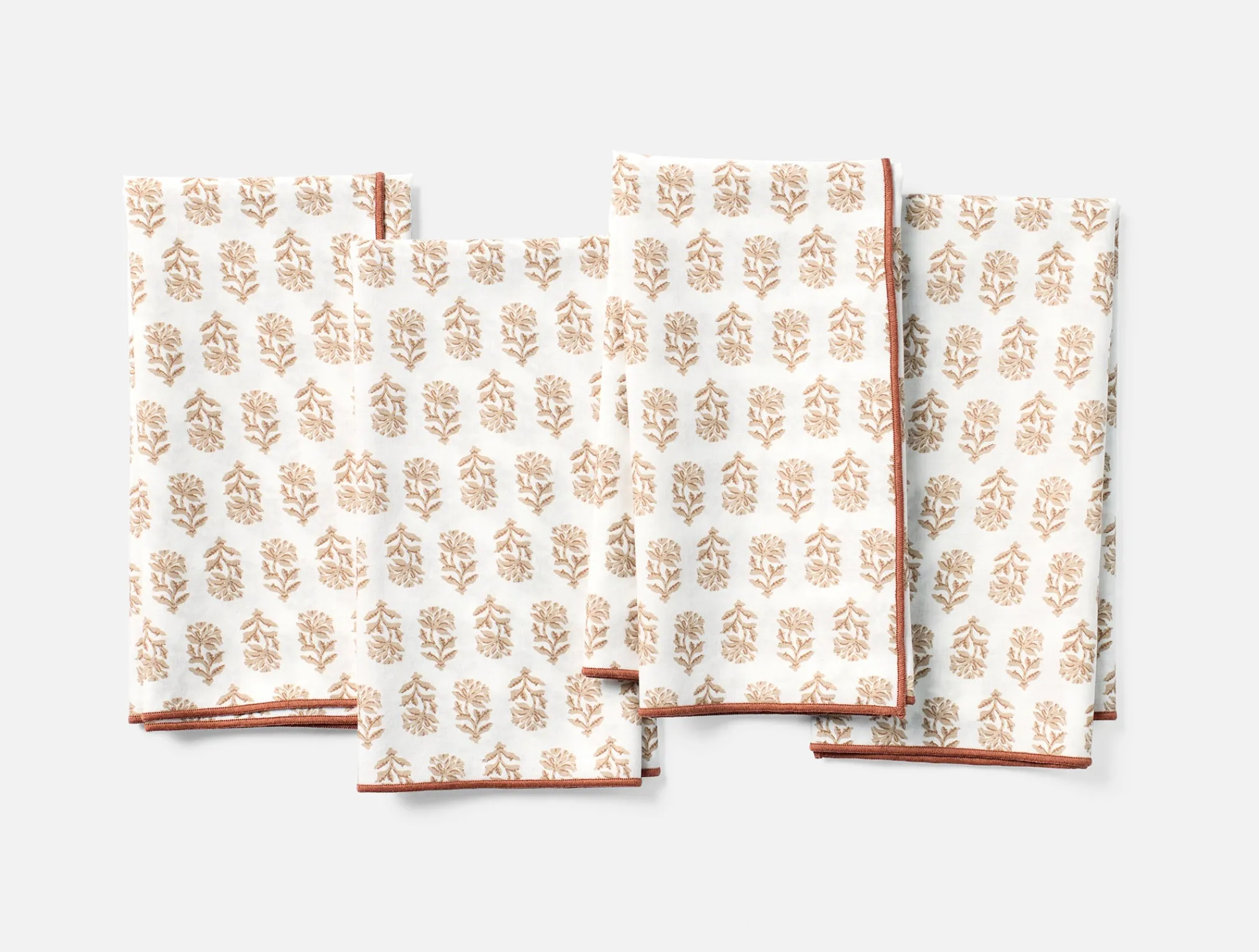 Coyuchi Organic Print Percale Napkins, Set of 4< Dining