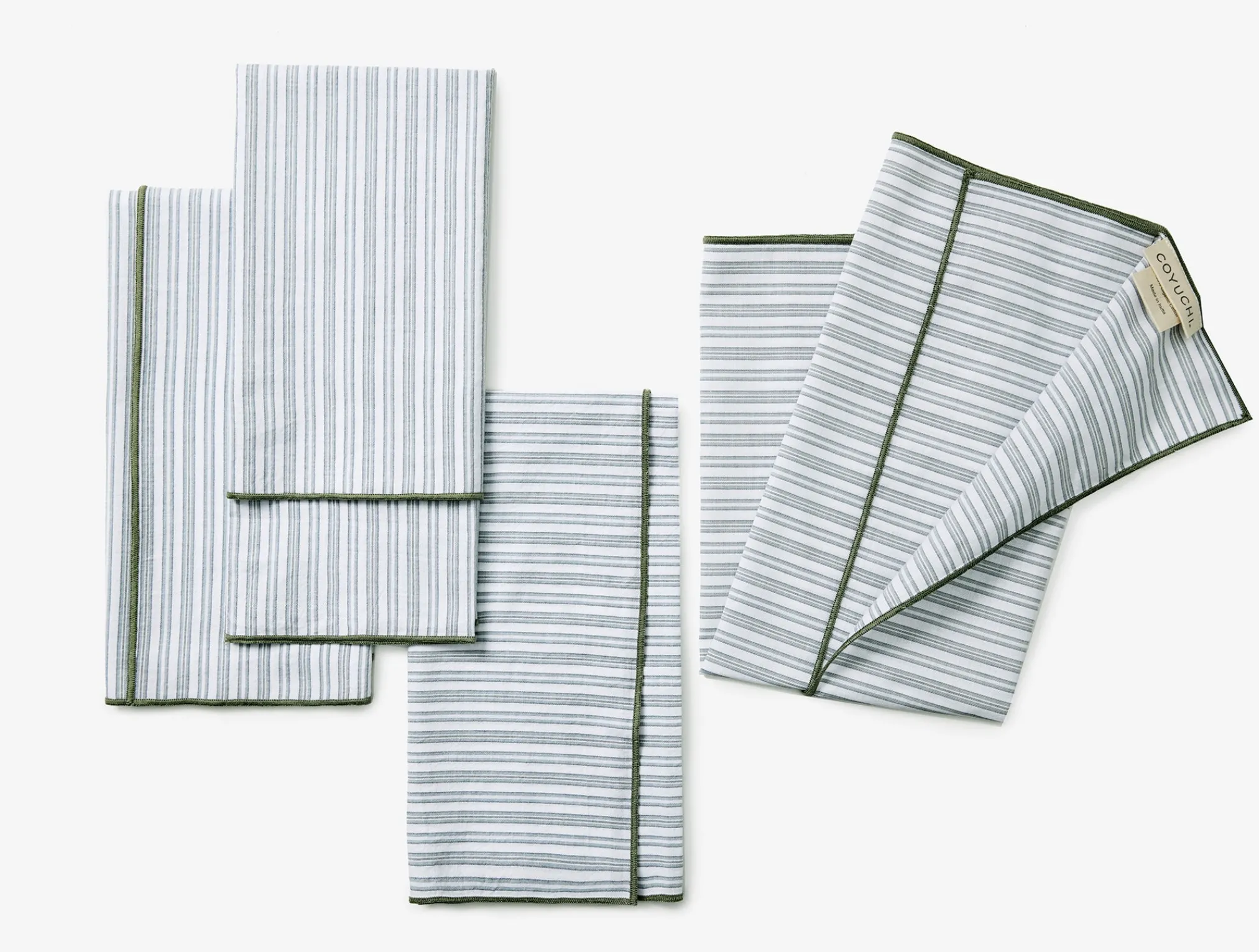 Coyuchi Organic Print Percale Napkins, Set of 4< Dining