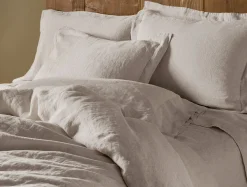 Coyuchi Organic Relaxed Linen Duvet Set< Duvet Covers + Sets