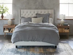 Coyuchi Organic Relaxed Linen Duvet Set< Duvet Covers + Sets