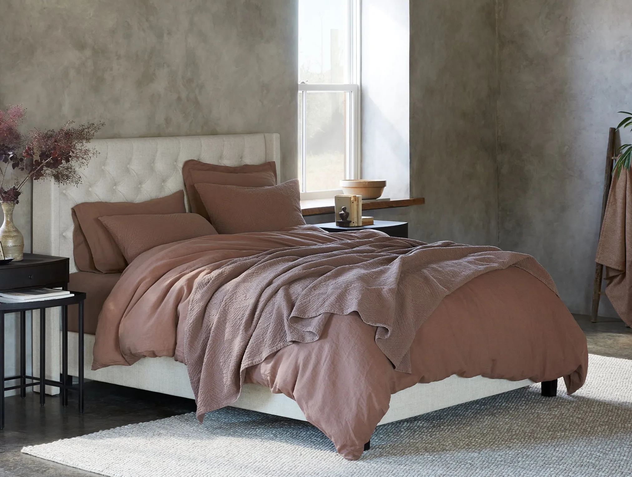 Coyuchi Organic Relaxed Linen Duvet Cover< Duvet Covers + Sets