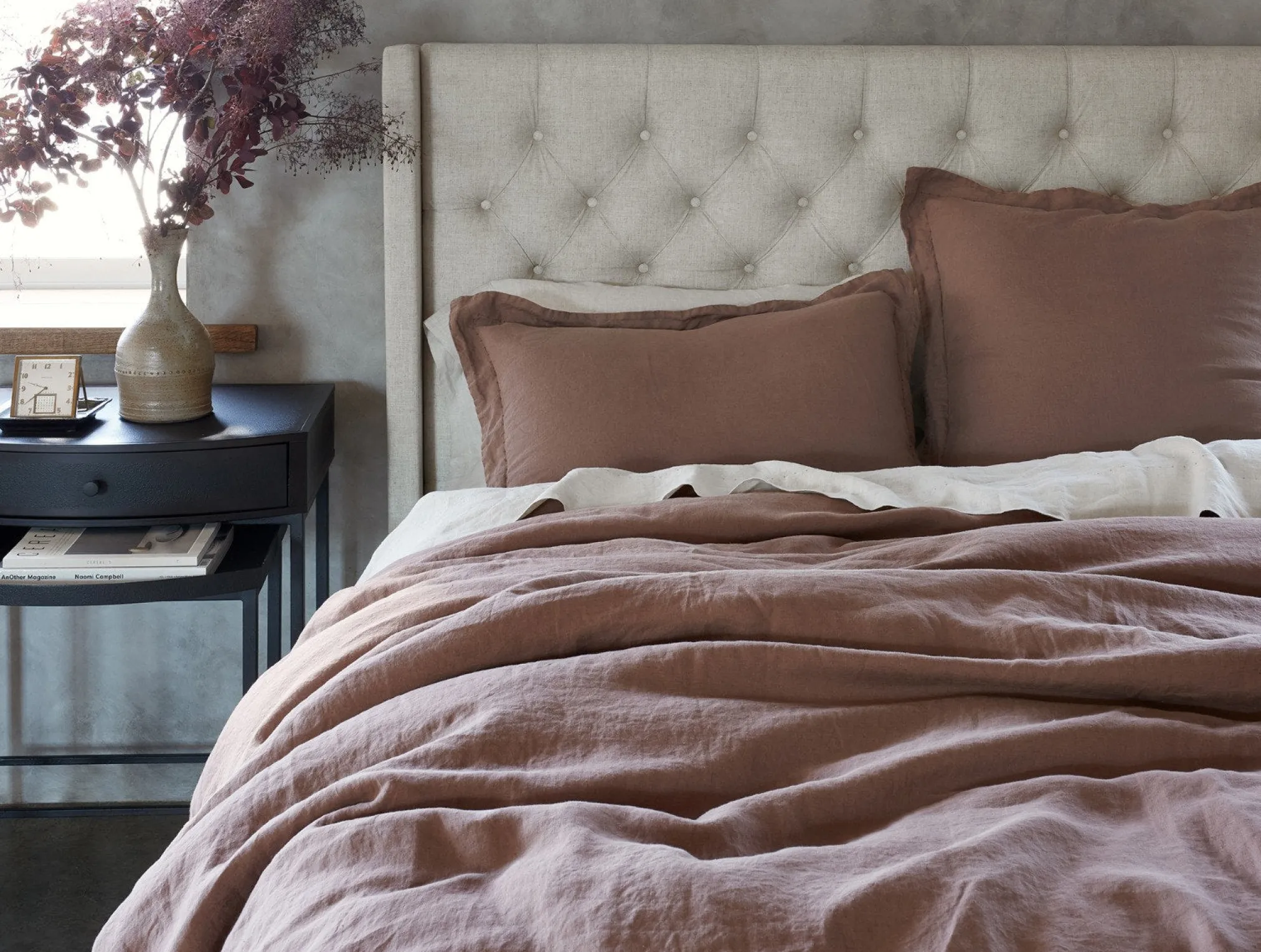 Coyuchi Organic Relaxed Linen Duvet Cover< Duvet Covers + Sets