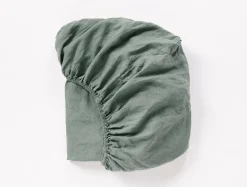 Coyuchi Organic Relaxed Linen Fitted Sheet< Fitted Sheets|Fitted Sheets