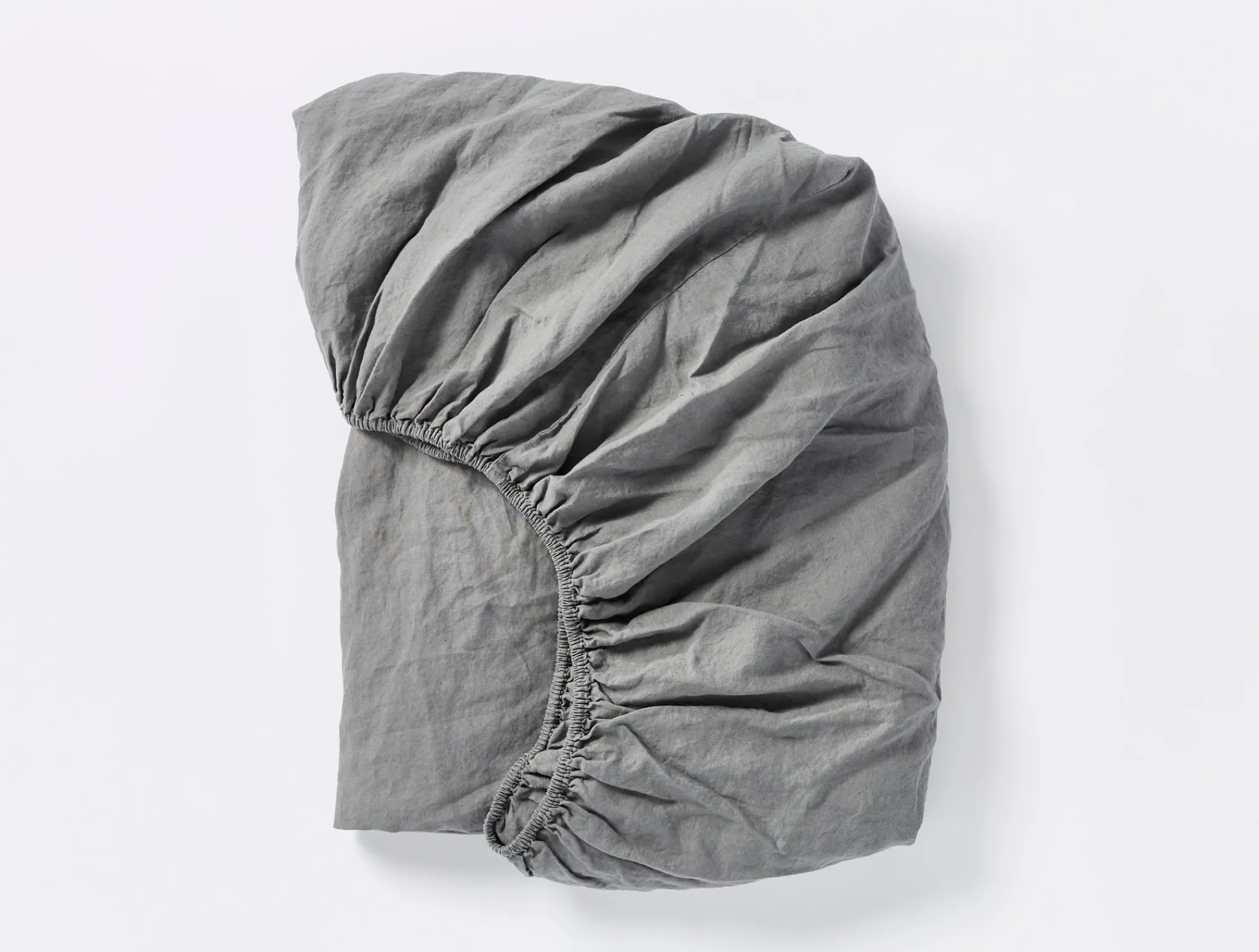 Coyuchi Organic Relaxed Linen Fitted Sheet< Fitted Sheets|Fitted Sheets