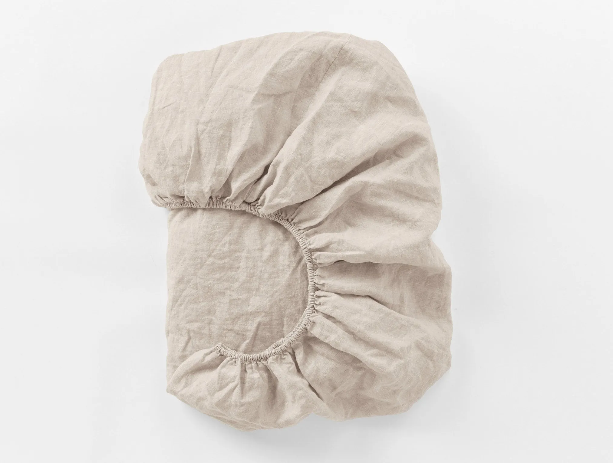 Coyuchi Organic Relaxed Linen Fitted Sheet< Fitted Sheets|Fitted Sheets