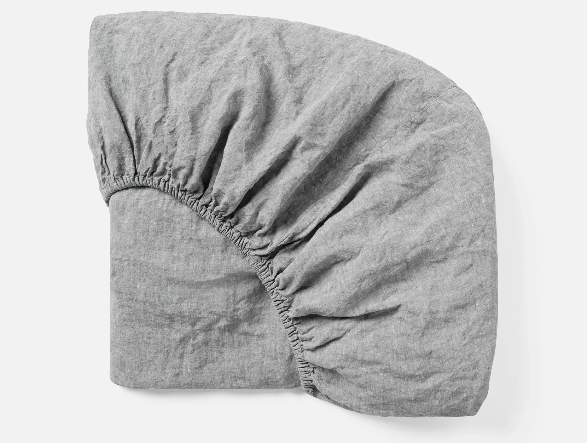 Coyuchi Organic Relaxed Linen Fitted Sheet< Fitted Sheets|Fitted Sheets