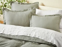 Coyuchi Organic Relaxed Linen Fitted Sheet< Fitted Sheets|Fitted Sheets