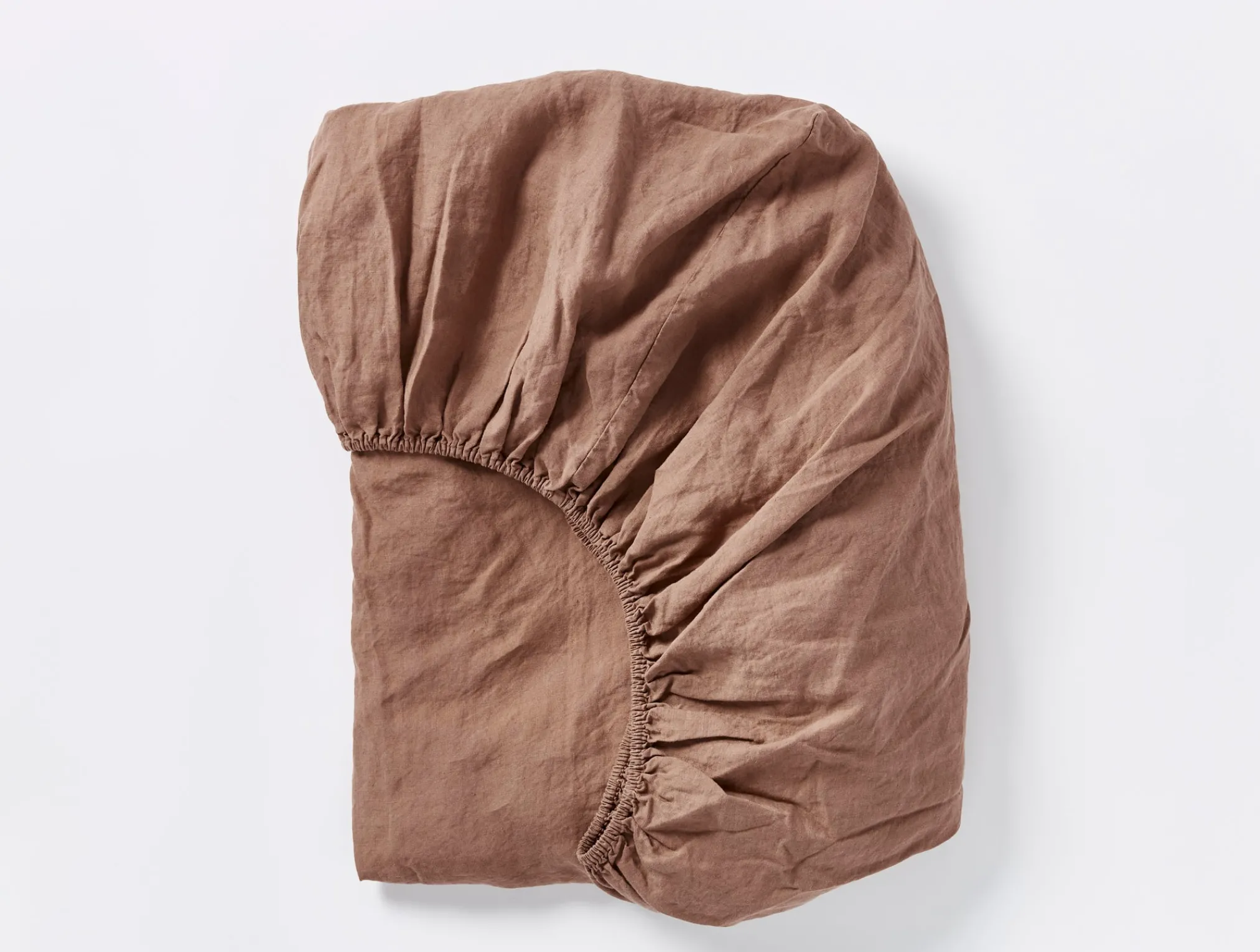 Coyuchi Organic Relaxed Linen Fitted Sheet< Fitted Sheets|Fitted Sheets