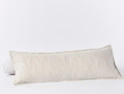 Coyuchi Organic Relaxed Linen Lumbar Pillow Cover< Decorative Pillows