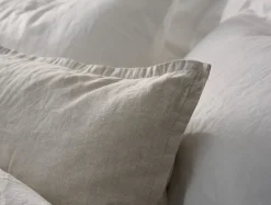 Coyuchi Organic Relaxed Linen Lumbar Pillow Cover< Decorative Pillows