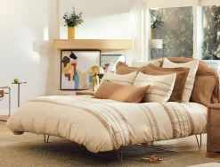 Coyuchi Organic Relaxed Linen Lumbar Pillow Cover< Decorative Pillows