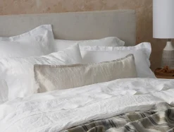 Coyuchi Organic Relaxed Linen Lumbar Pillow Cover< Decorative Pillows