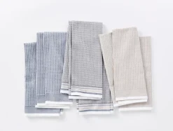 Coyuchi Organic Waffle Kitchen Towels, Set of 6< Kitchen