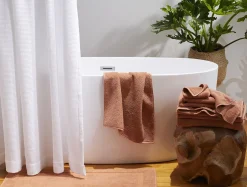 Coyuchi Organic Waffle Shower Curtain< Shower Curtains