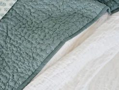 Coyuchi Pebbled Handstitched Organic Quilt< Quilts + Comforters
