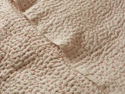 Coyuchi Pebbled Handstitched Organic Quilt< Quilts + Comforters