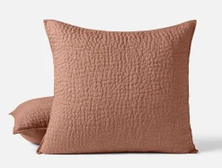 Coyuchi Pebbled Handstitched Organic Sham< Pillow Shams