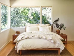 Coyuchi Pebbled Handstitched Quilt Set< Quilts + Comforters