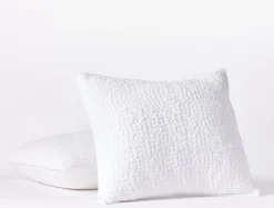 Coyuchi Pebbled Handstitched Quilt Set< Quilts + Comforters